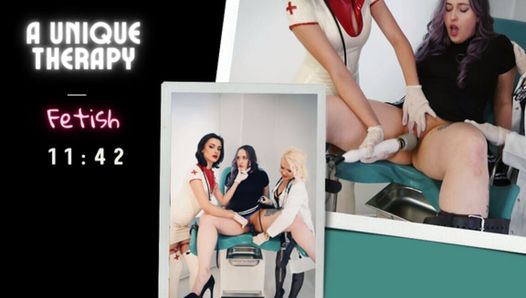 A Unique Therapy. Medical Fetish. Pussy Streching, Encourage Orgasm