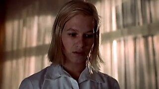 Nurse Franka Potente gives patient reluctant handjob