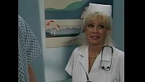 Injured patient in head bandage gets nurse pussy