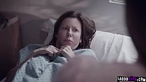 MILF patient and teen 3some with her handsome nurse