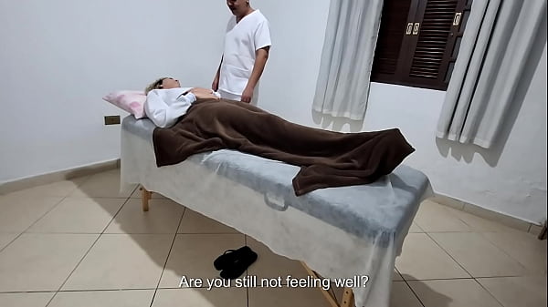 The doctor performs several exams on the patient’s ass and pussy before eating her ass