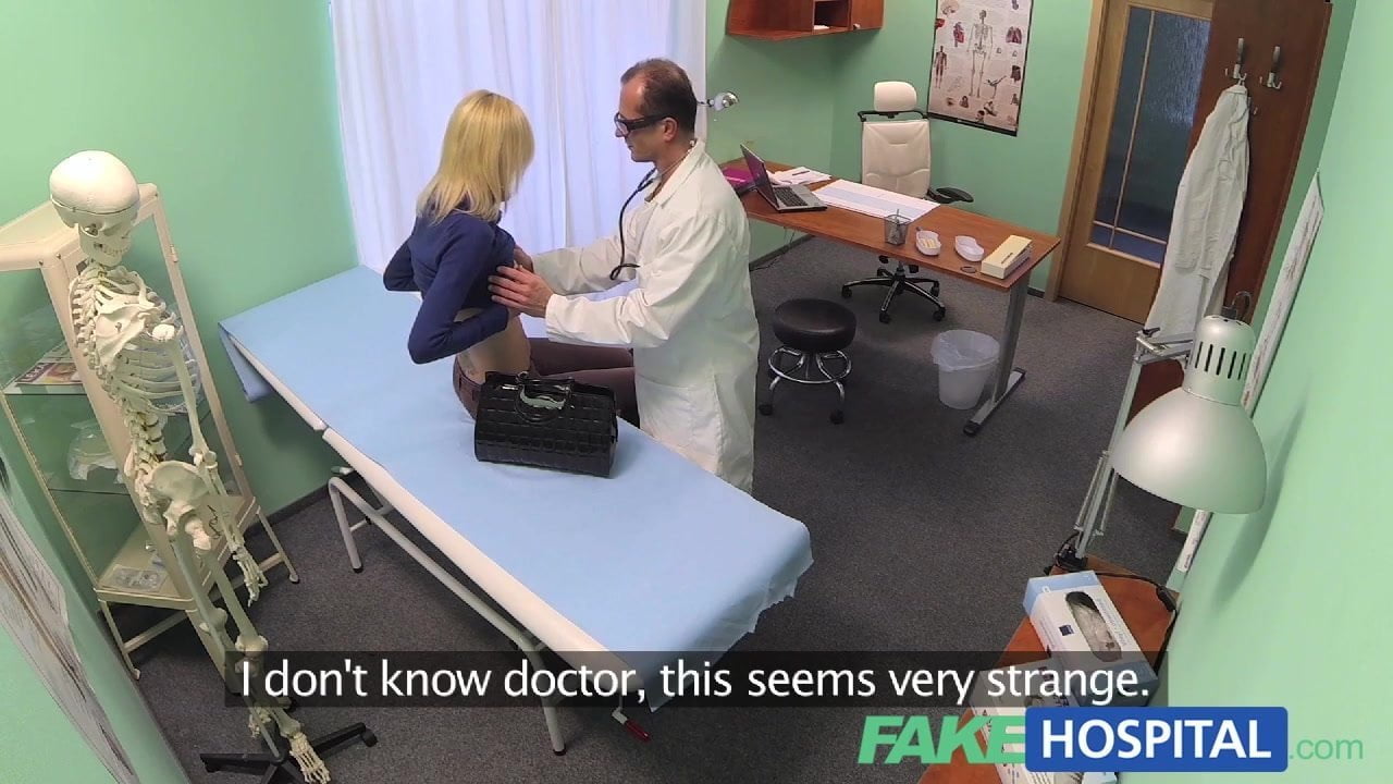 FakeHospital Skinny blonde takes doctors advice