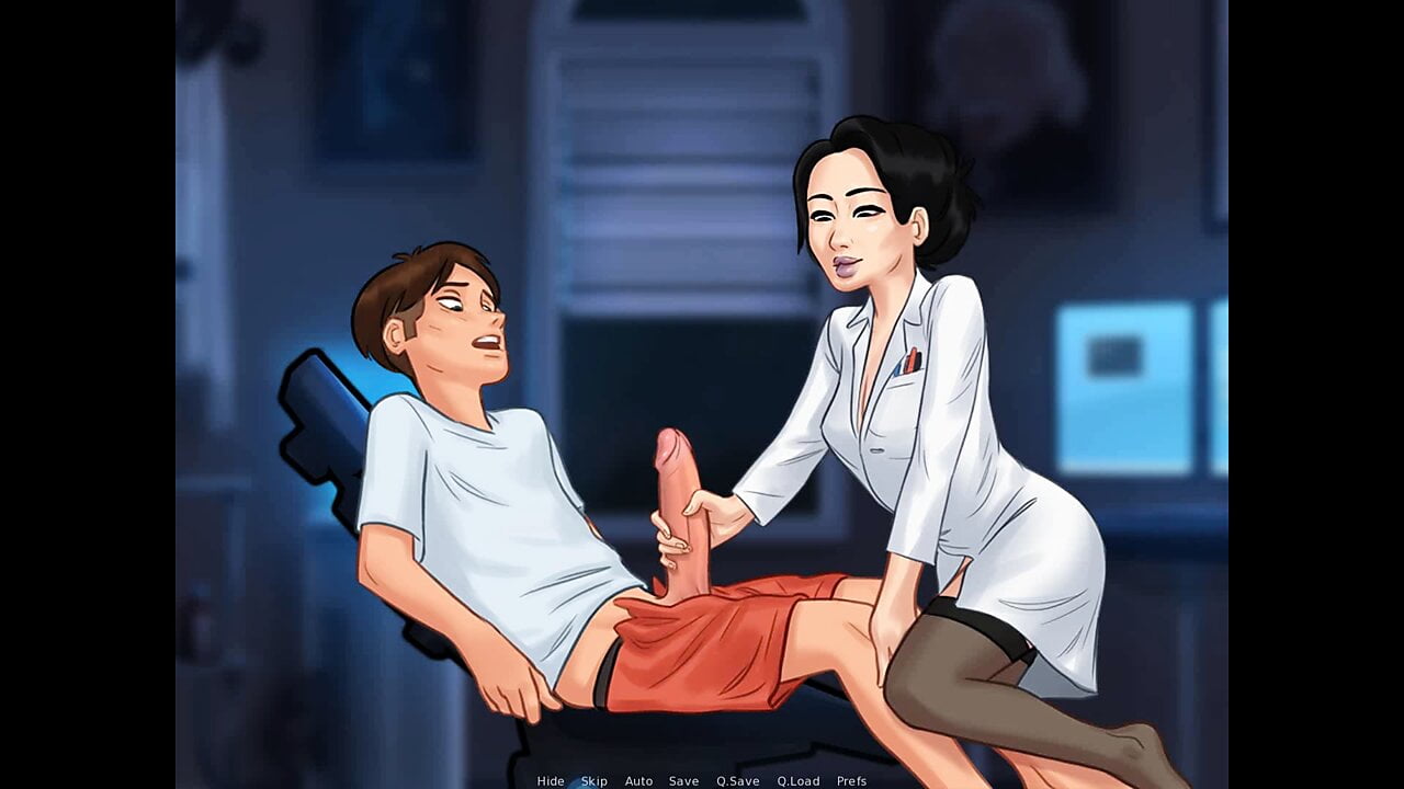 Summertime Saga: Japanese Professor Is Milking A Student In Her Office – Ep 177