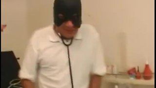 Masked Chick Sucks Cock
