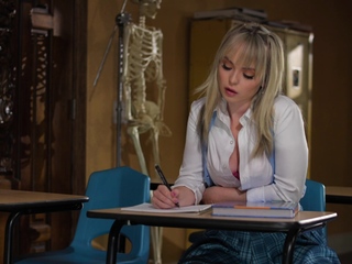 Lily Bell Fucks The New Teacher
