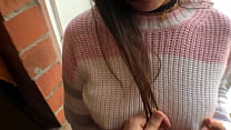 Petite busty college girl scapes from to suck her bestfriend hard dick untill cum in mouth after class – My daily blowjob cum